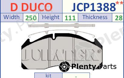  JURATEK part JCP1388 Brake Pad Set, disc brake