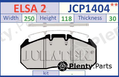  JURATEK part JCP1404 Brake Pad Set, disc brake