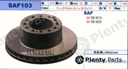  JURATEK part SAF103 Brake Disc