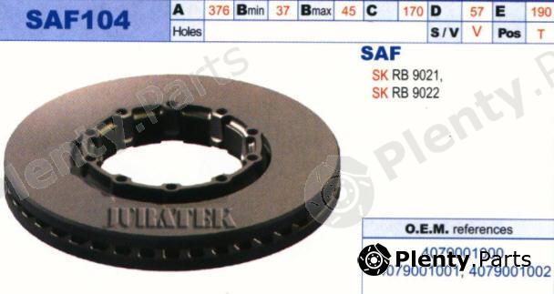  JURATEK part SAF104 Brake Disc