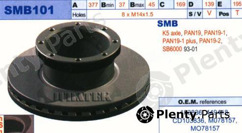  JURATEK part SMB101 Brake Disc
