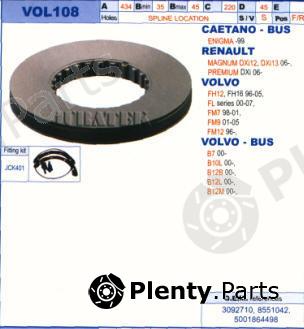  JURATEK part VOL108 Brake Disc