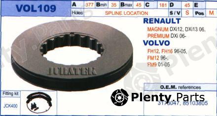  JURATEK part VOL109 Brake Disc