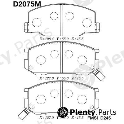  MK Kashiyama part D2075M Replacement part