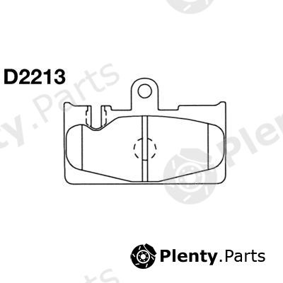  MK Kashiyama part D2213 Brake Pad Set, disc brake
