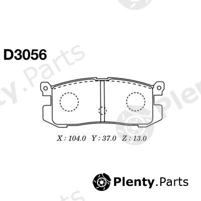  MK Kashiyama part D-3056 (D3056) Brake Pad Set, disc brake