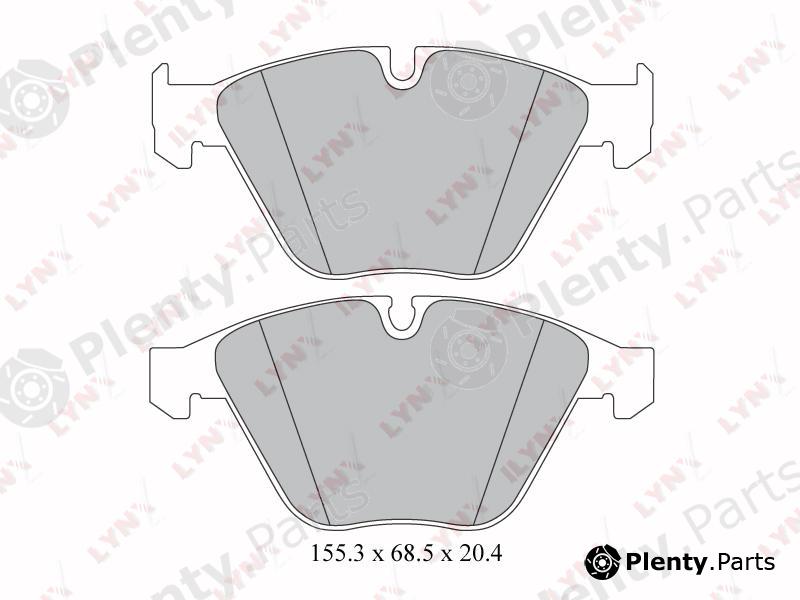  LYNXauto part BD-1415 (BD1415) Brake Pad Set, disc brake