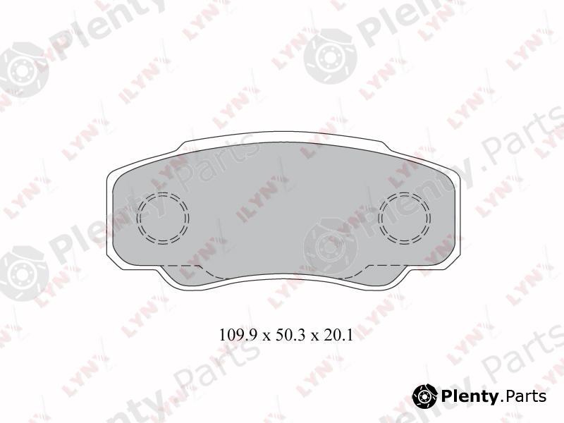  LYNXauto part BD-2217 (BD2217) Brake Pad Set, disc brake