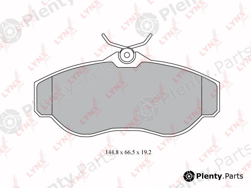  LYNXauto part BD-5002 (BD5002) Brake Pad Set, disc brake