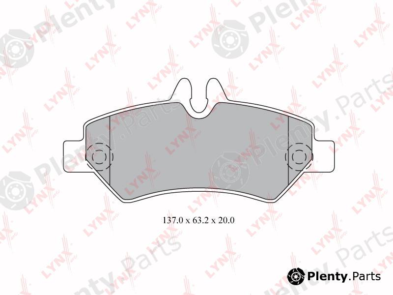  LYNXauto part BD-5342 (BD5342) Brake Pad Set, disc brake
