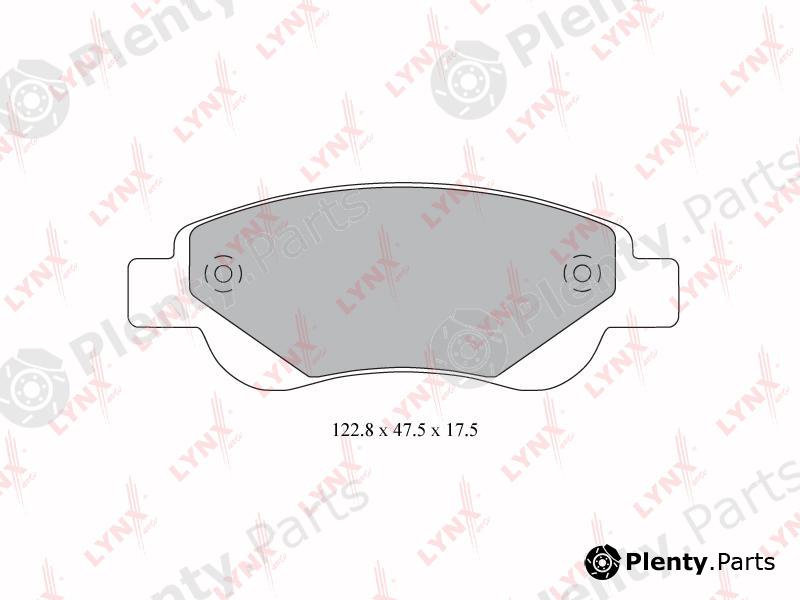  LYNXauto part BD-6103 (BD6103) Brake Pad Set, disc brake