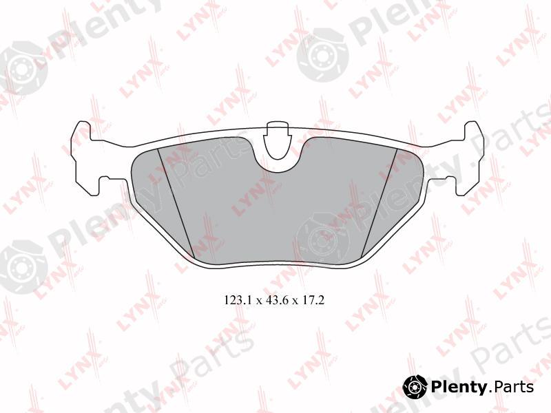  LYNXauto part BD-6501 (BD6501) Brake Pad Set, disc brake