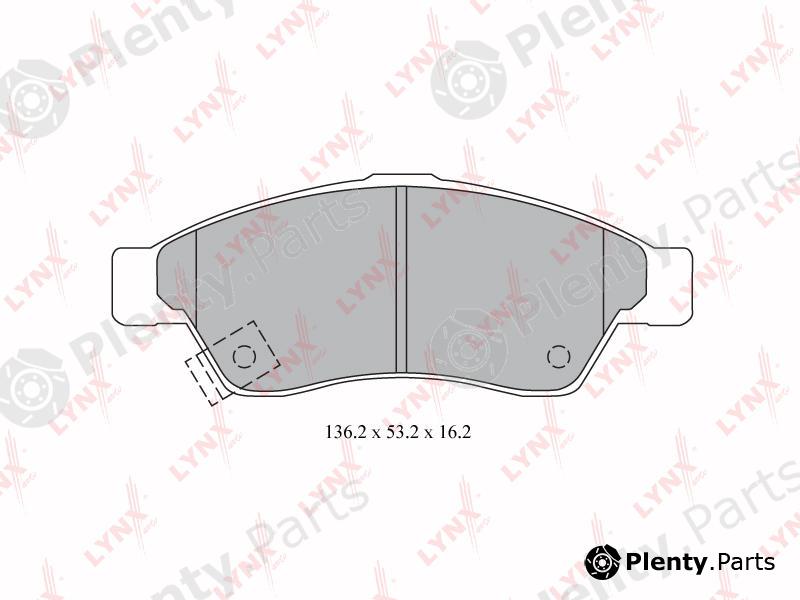  LYNXauto part BD-7311 (BD7311) Brake Pad Set, disc brake