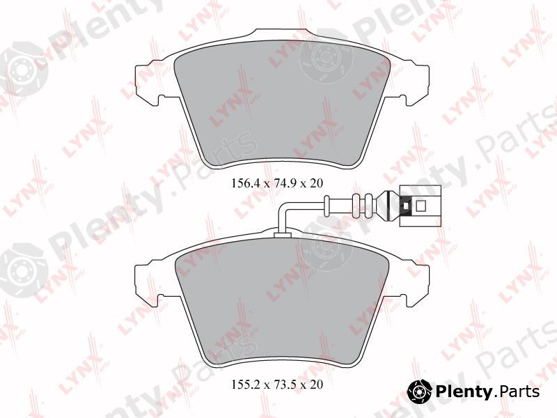  LYNXauto part BD-8006 (BD8006) Brake Pad Set, disc brake