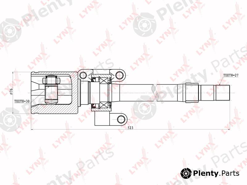  LYNXauto part CI3404 Joint Kit, drive shaft