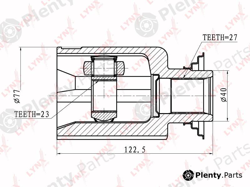  LYNXauto part CI3405 Joint Kit, drive shaft