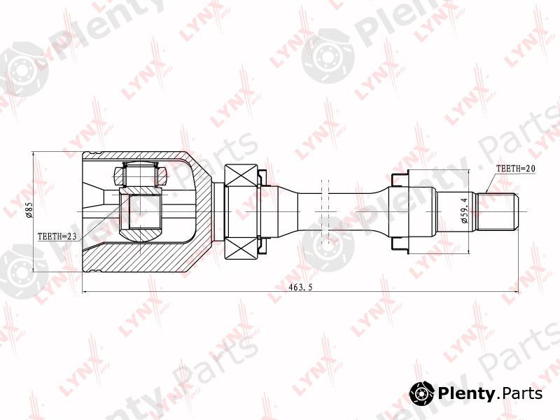  LYNXauto part CI7500 Joint Kit, drive shaft