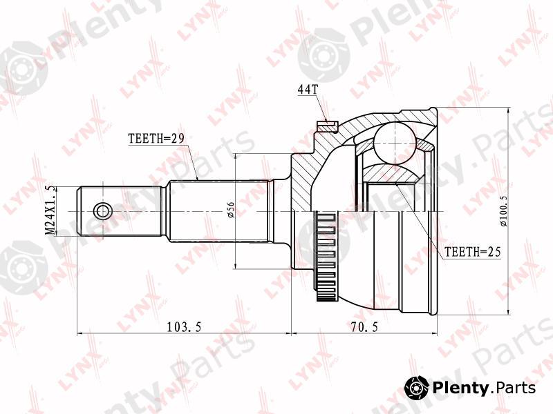  LYNXauto part CO5301A Joint Kit, drive shaft