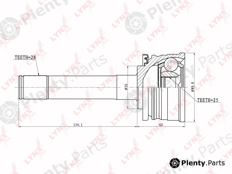  LYNXauto part CO-5503 (CO5503) Joint Kit, drive shaft