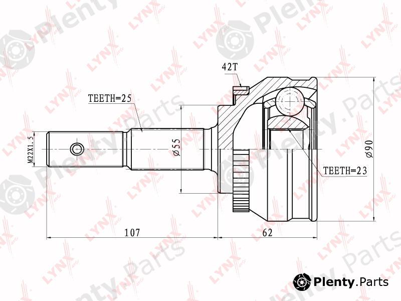  LYNXauto part CO5738A Joint Kit, drive shaft