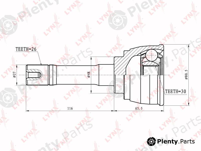  LYNXauto part CO7305 Joint Kit, drive shaft