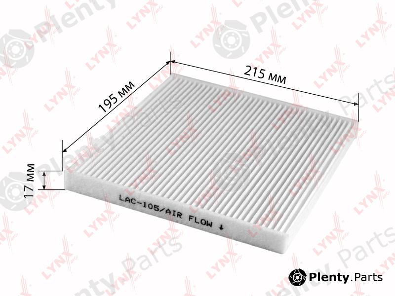  LYNXauto part LAC105 Filter, interior air