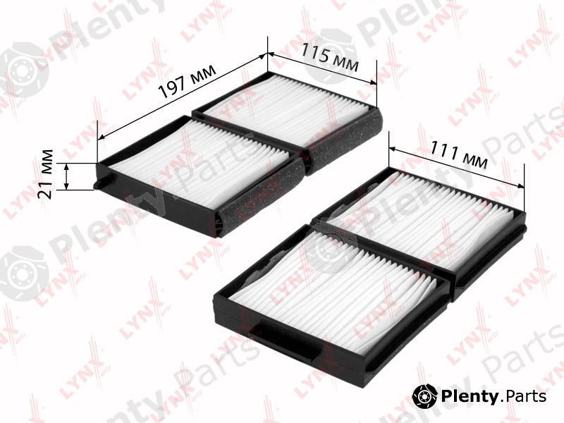  LYNXauto part LAC400 Filter, interior air