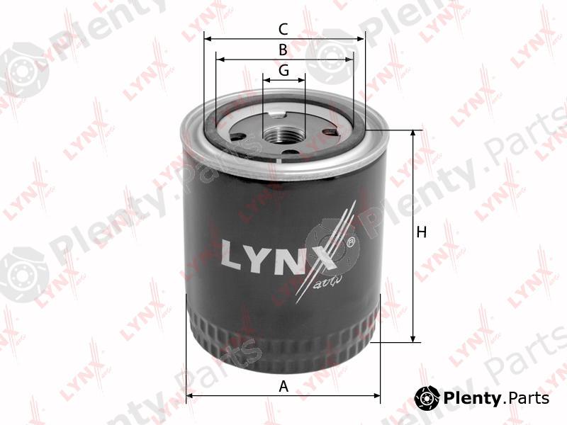  LYNXauto part LC1008 Oil Filter