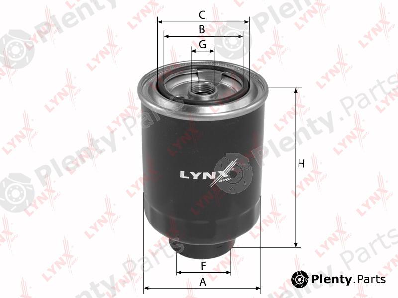 LYNXauto part LF102 Fuel filter