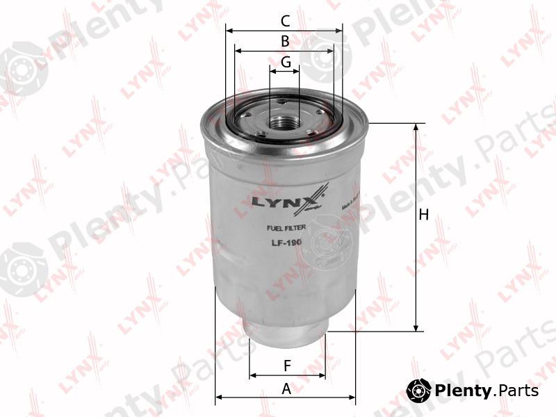  LYNXauto part LF190 Fuel filter