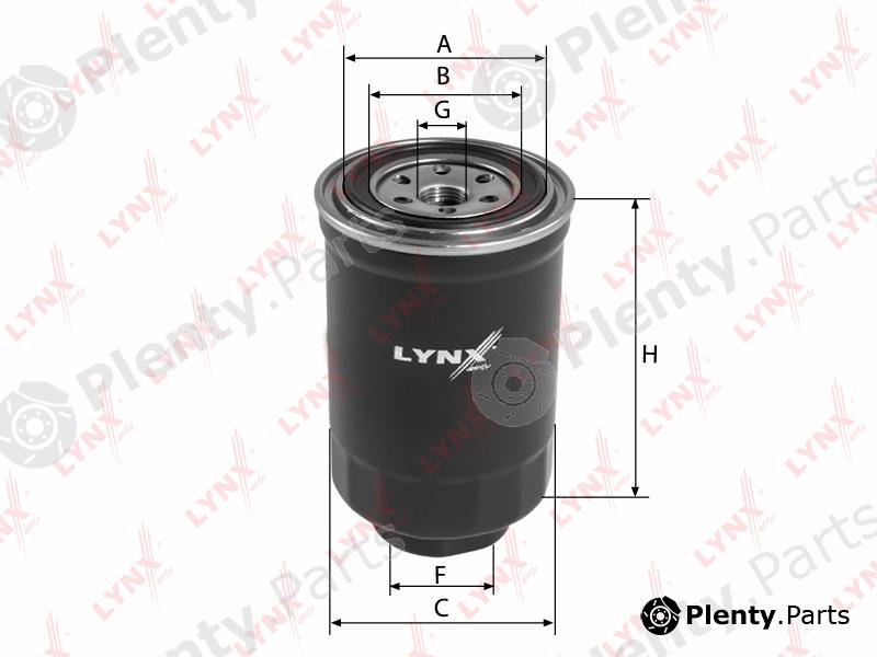  LYNXauto part LF227 Fuel filter