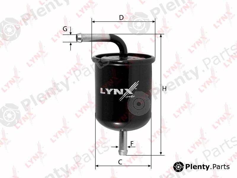  LYNXauto part LF242 Fuel filter