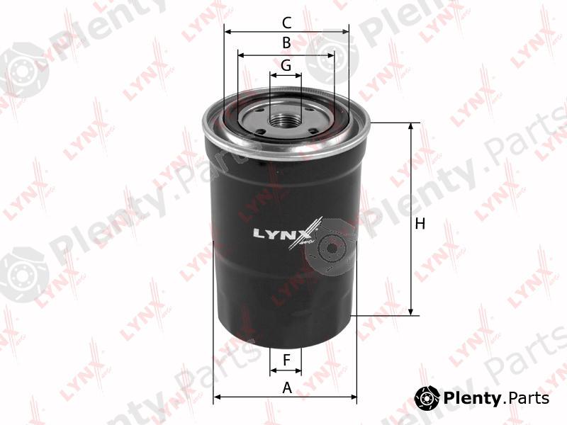  LYNXauto part LF356 Fuel filter