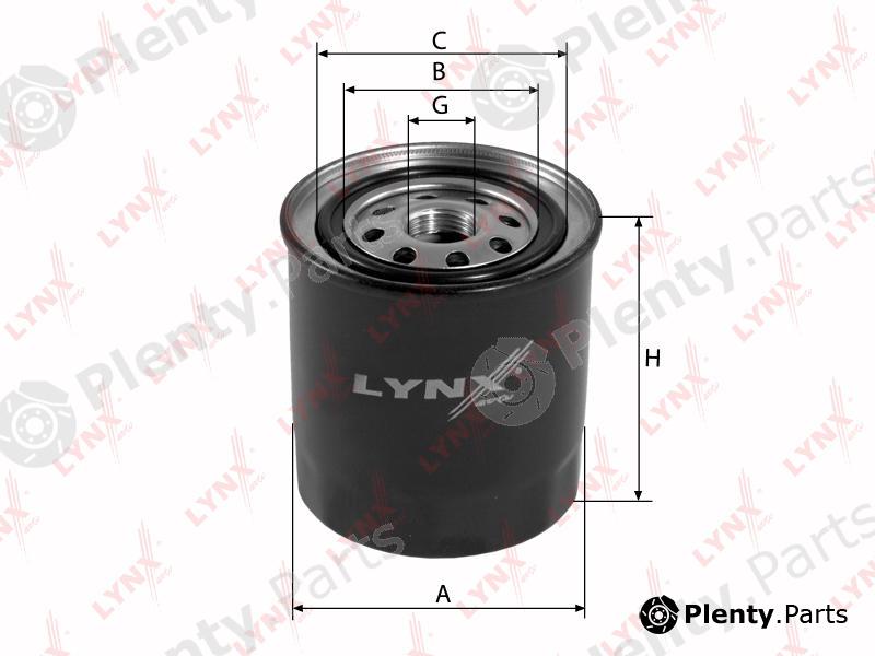  LYNXauto part LF712 Fuel filter