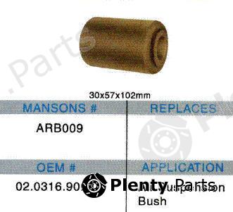  MANSON part ARB009 Replacement part