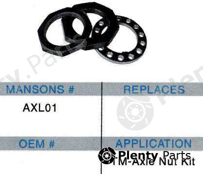  MANSON part AXL01 Replacement part