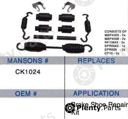  MANSON part CK1024 Replacement part