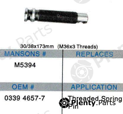  MANSON part M5394 Replacement part
