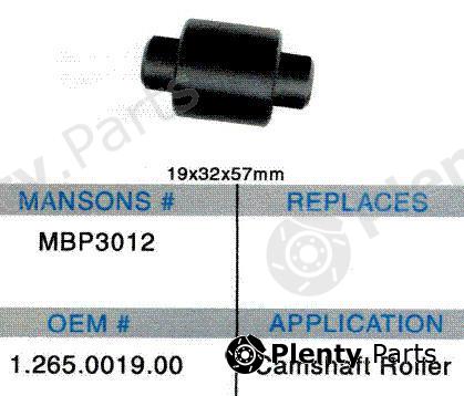  MANSON part MBP3012 Replacement part