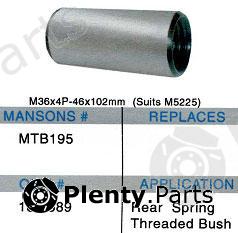  MANSON part MTB195 Replacement part