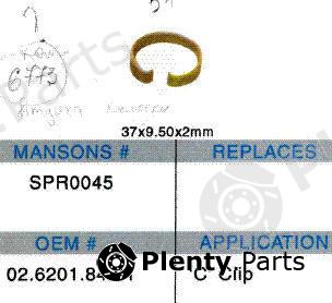  MANSON part SPR0045 Replacement part