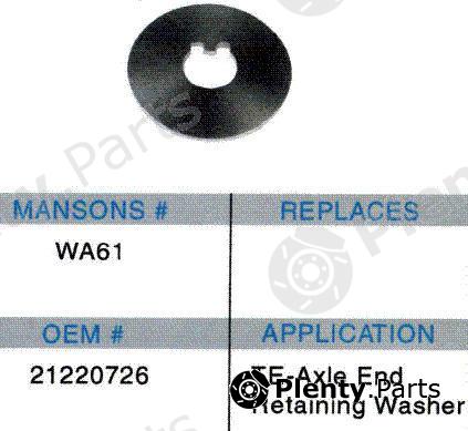  MANSON part WA61 Replacement part