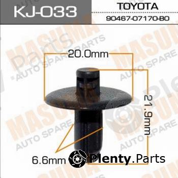  MASUMA part KJ033 Replacement part