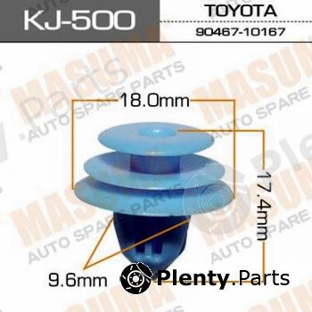  MASUMA part KJ-500 (KJ500) Plastic fastening clip Lexus GS / Toyota Land Cruiser
