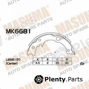  MASUMA part MK-6681 (MK6681) Replacement part