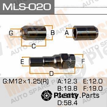  MASUMA part MLS020 Replacement part