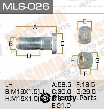  MASUMA part MLS-026 (MLS026) Replacement part