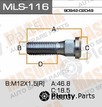  MASUMA part MLS116 Replacement part