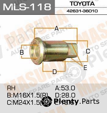  MASUMA part MLS-118 (MLS118) Replacement part