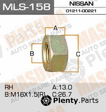  MASUMA part MLS-158 (MLS158) Replacement part